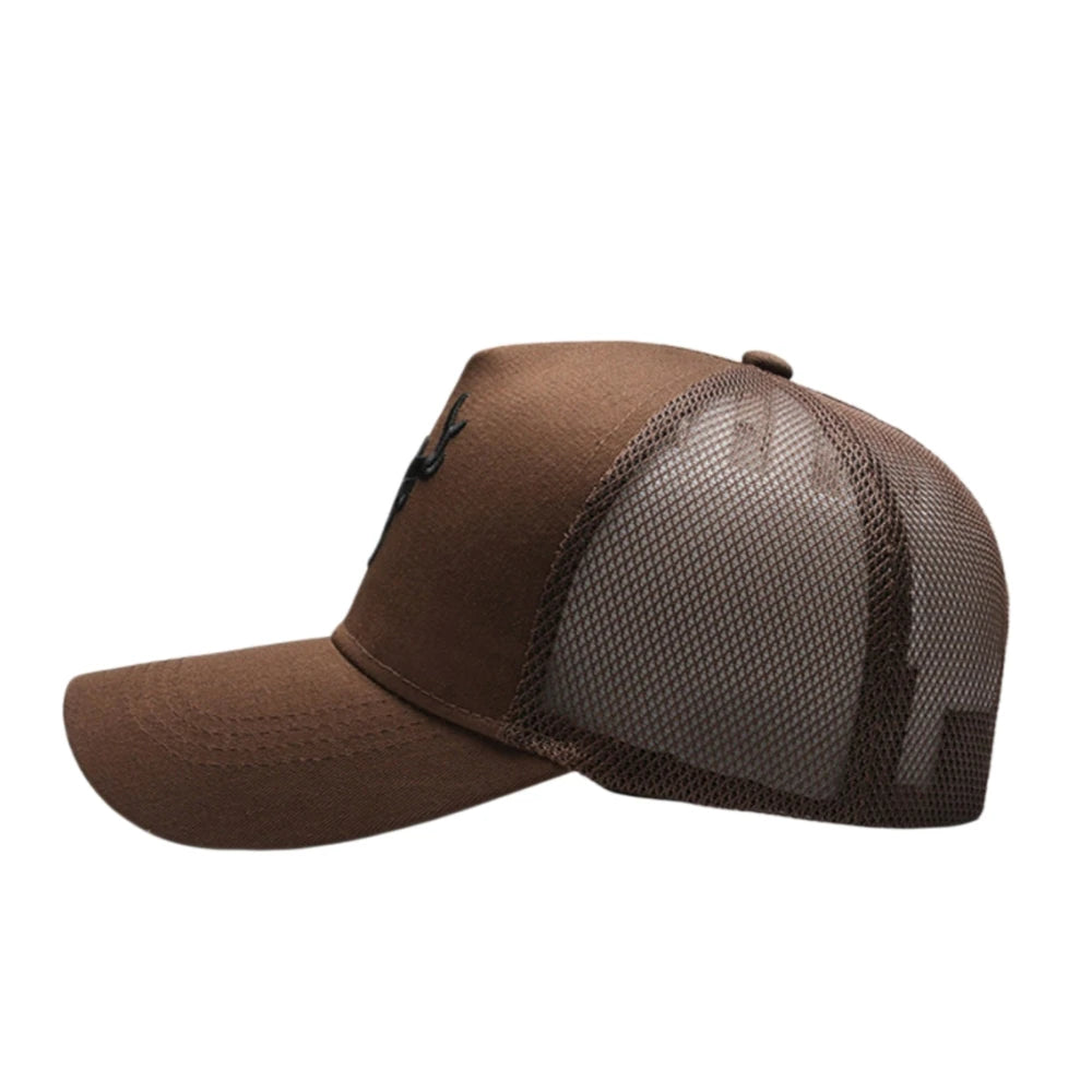 Antler Embroidery Baseball Cap