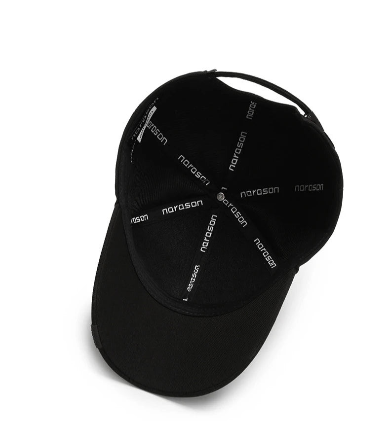 Men Solid Cotton Baseball Cap