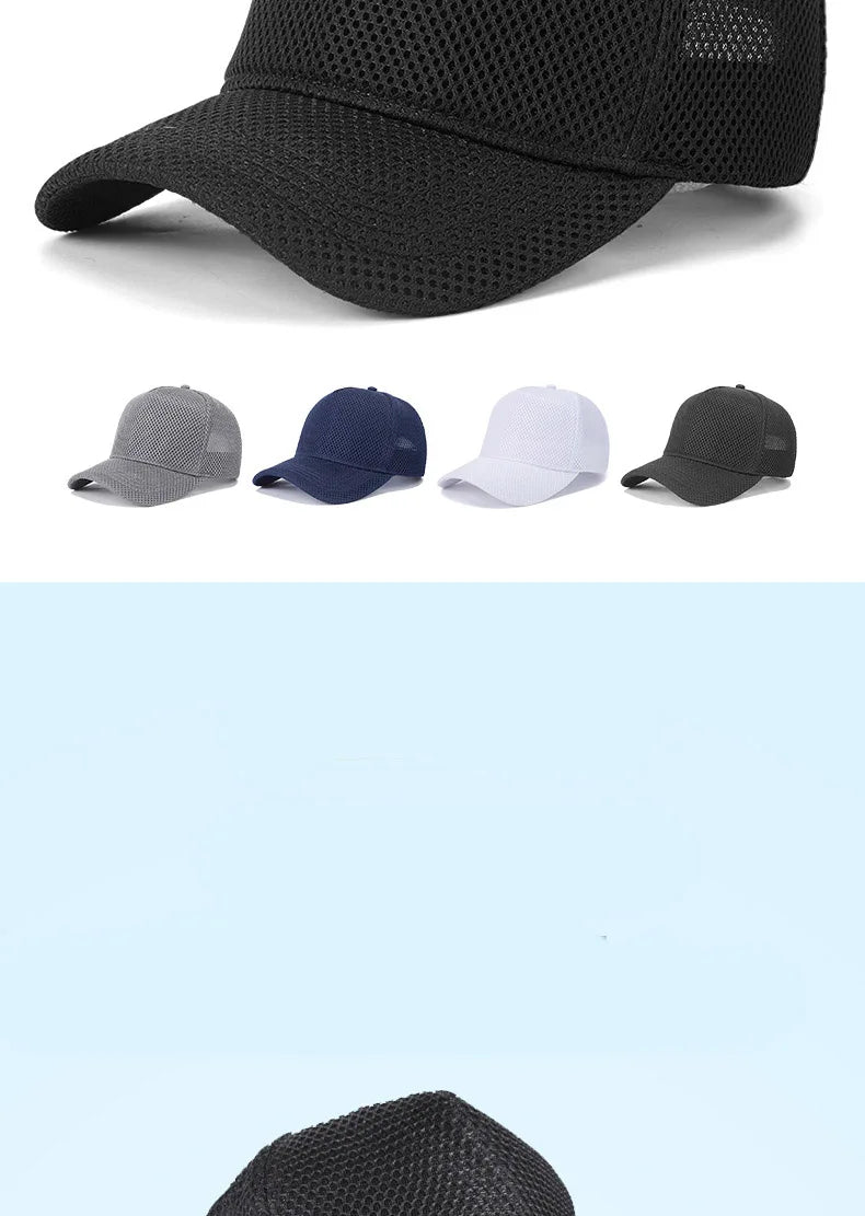 Plus Size Mesh Baseball Cap