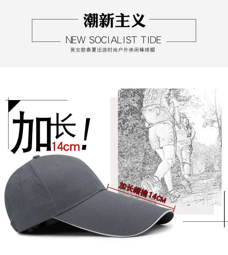 Long Brim Sun Protection Cap