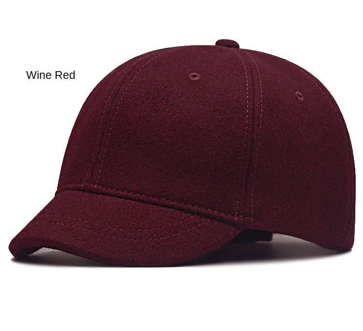 Large Size Wool Short Brim Hat