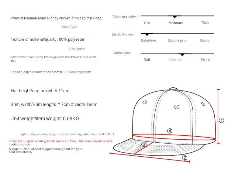 Mesh Trucker Snapback Dad Hat