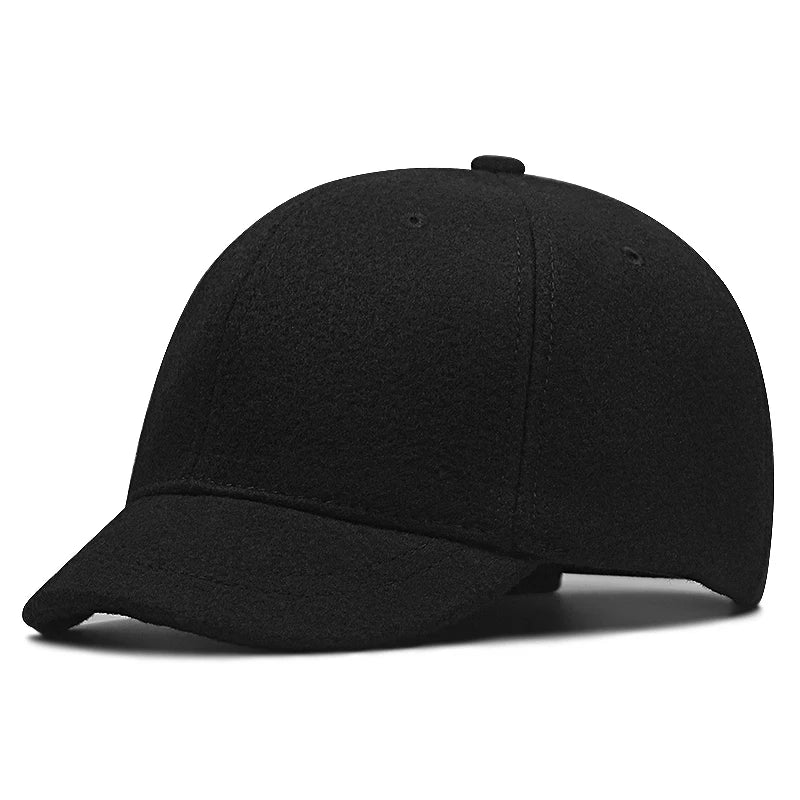 Large Size Wool Short Brim Hat