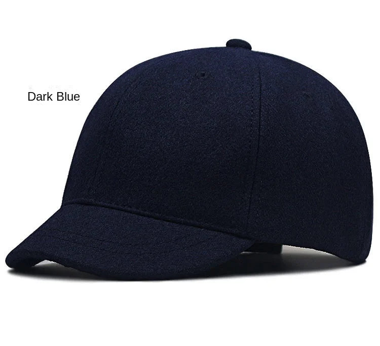 Large Size Wool Short Brim Hat
