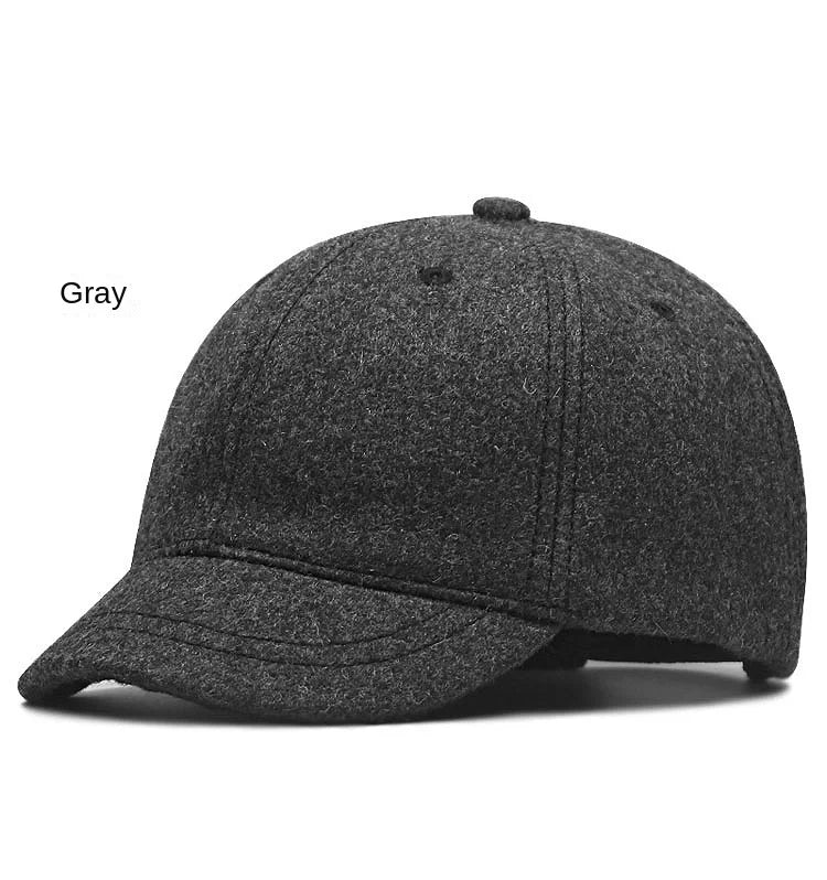 Large Size Wool Short Brim Hat