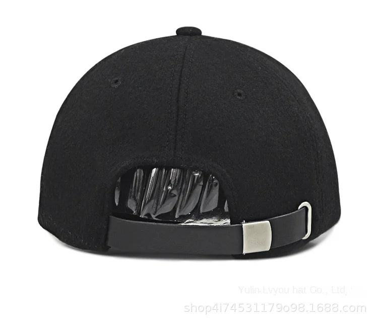 Large Size Wool Short Brim Hat