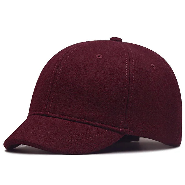 Large Size Wool Short Brim Hat