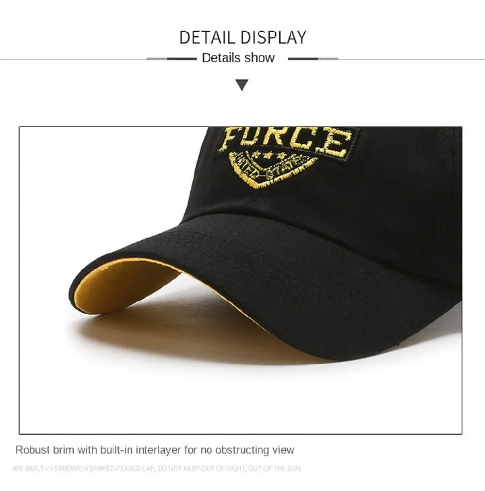 Embroidered Sun Protection Cap