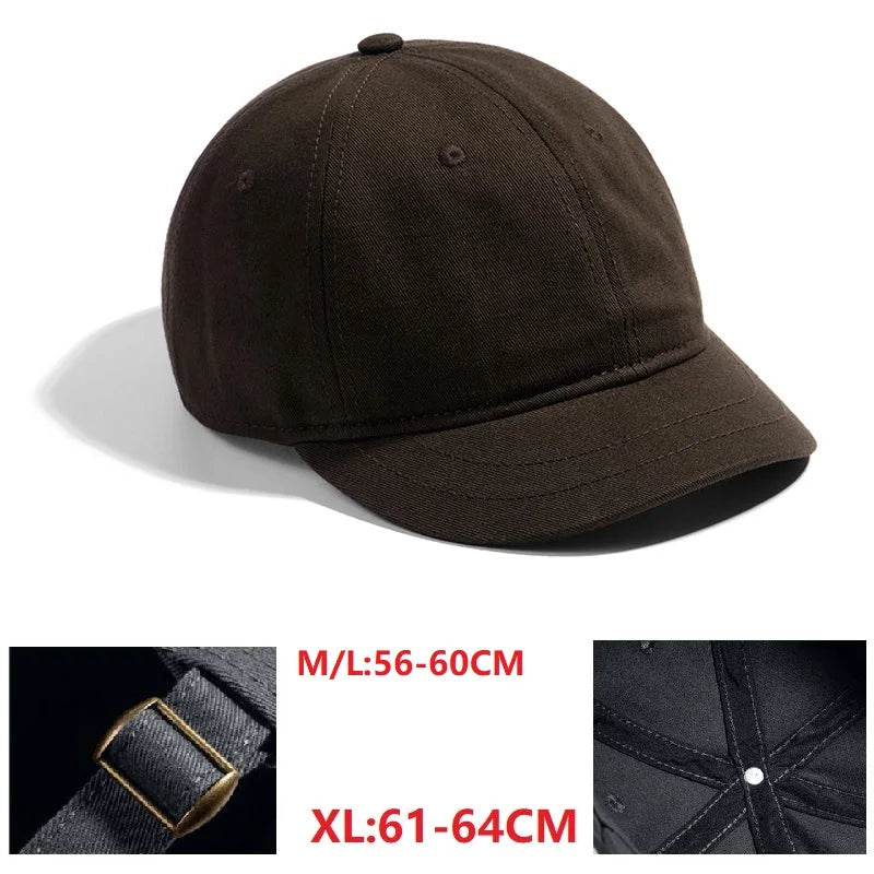 Large Size Wool Short Brim Hat
