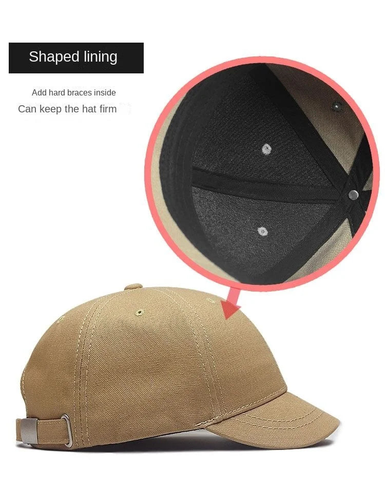 Large Size Wool Short Brim Hat