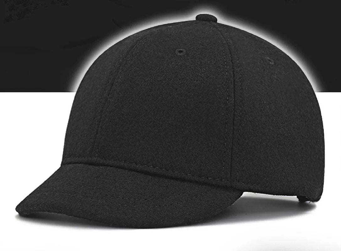 Large Size Wool Short Brim Hat