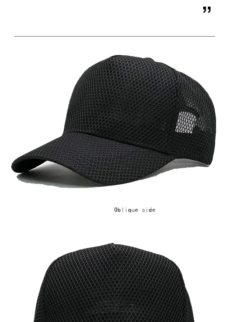 Plus Size Mesh Baseball Cap
