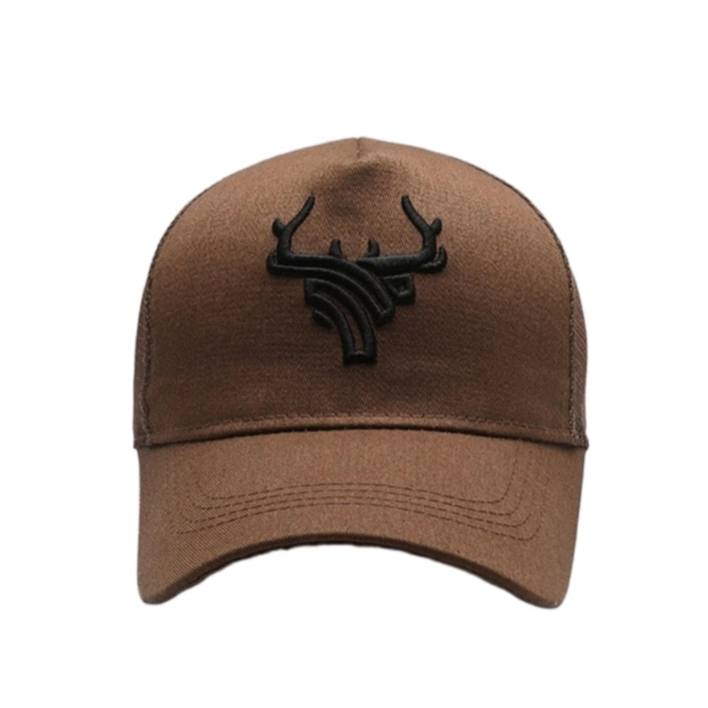 Antler Embroidery Baseball Cap