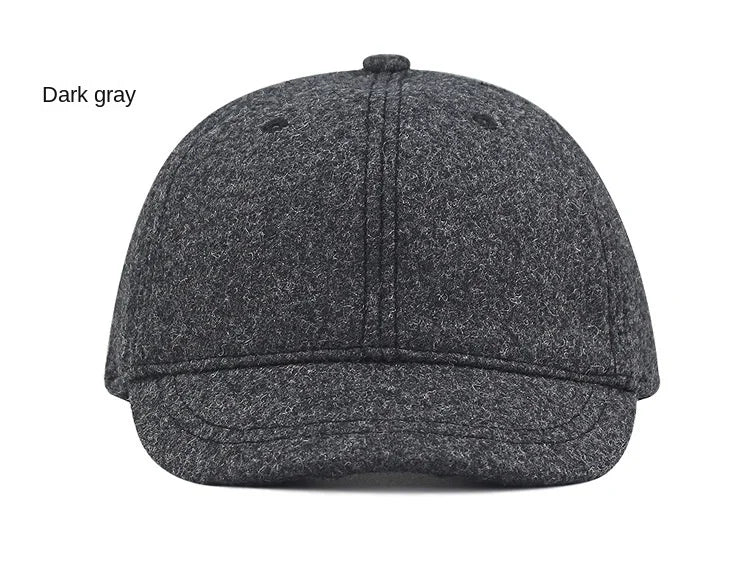 Large Size Wool Short Brim Hat