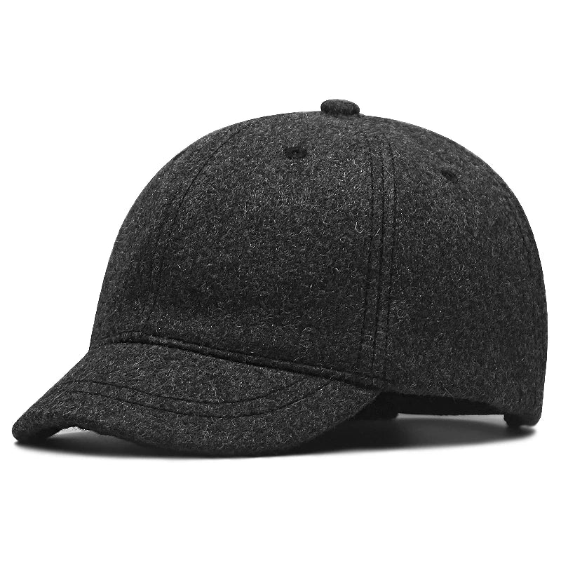 Large Size Wool Short Brim Hat