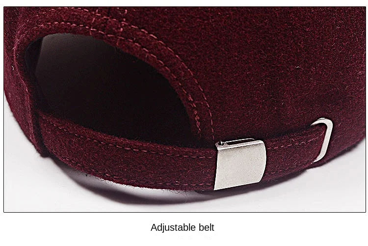 Large Size Wool Short Brim Hat