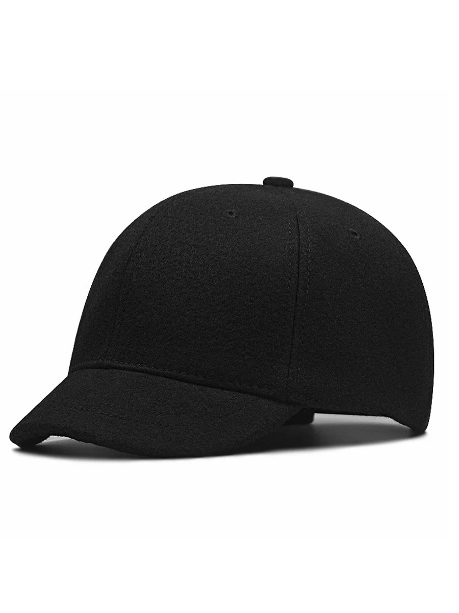 Large Size Wool Short Brim Hat