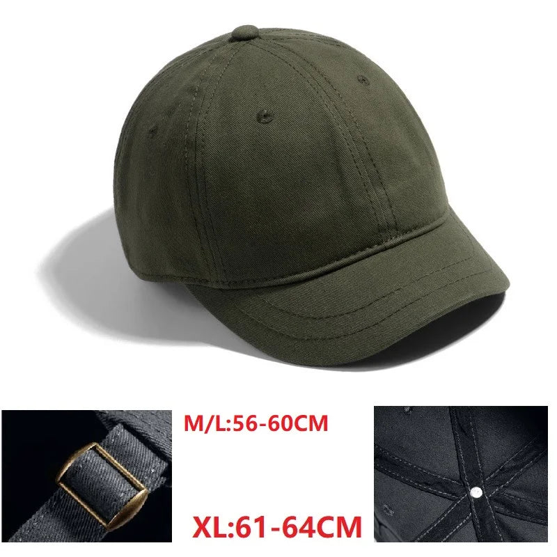 Large Size Wool Short Brim Hat