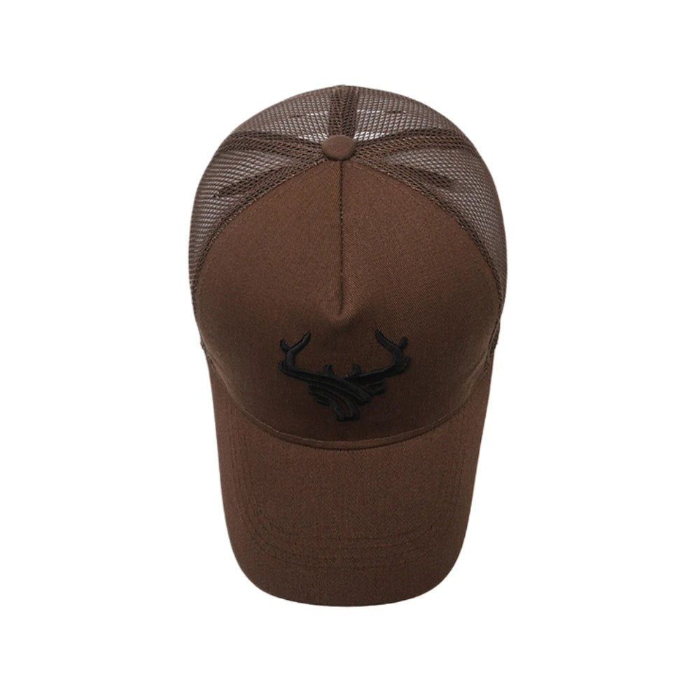 Antler Embroidery Baseball Cap