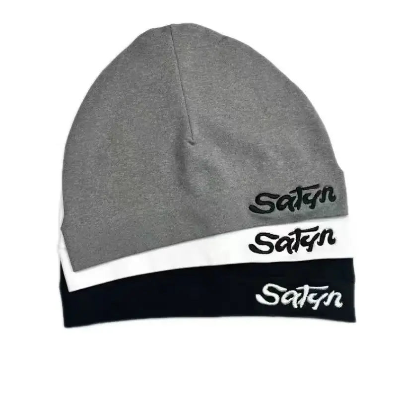 Letter Embroidered Knit Beanie